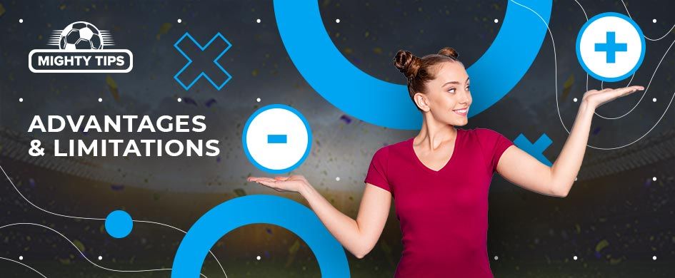 Woman comparing plus and minus
