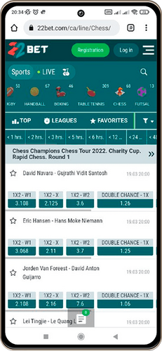 22bet mobile app