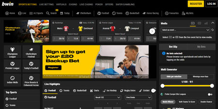 bwin home page