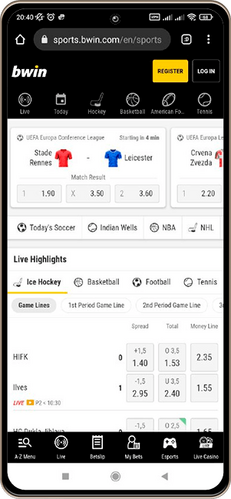 Bwin mobile app