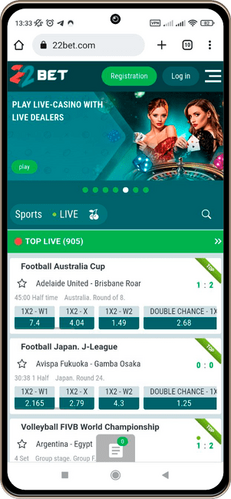 FIFA Women’s World Cup Betting app – 22Bet