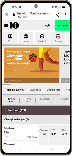 10bet mobile app