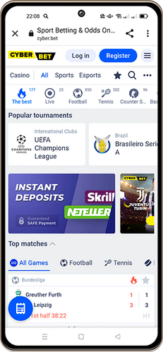 cyberbet mobile app