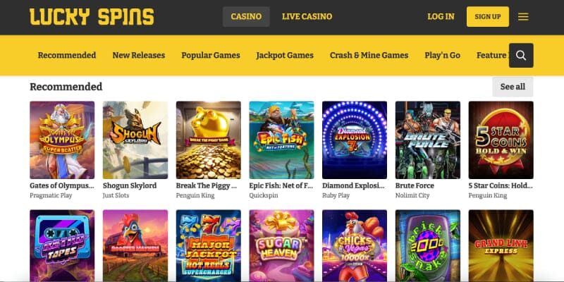 LuckySpins casino