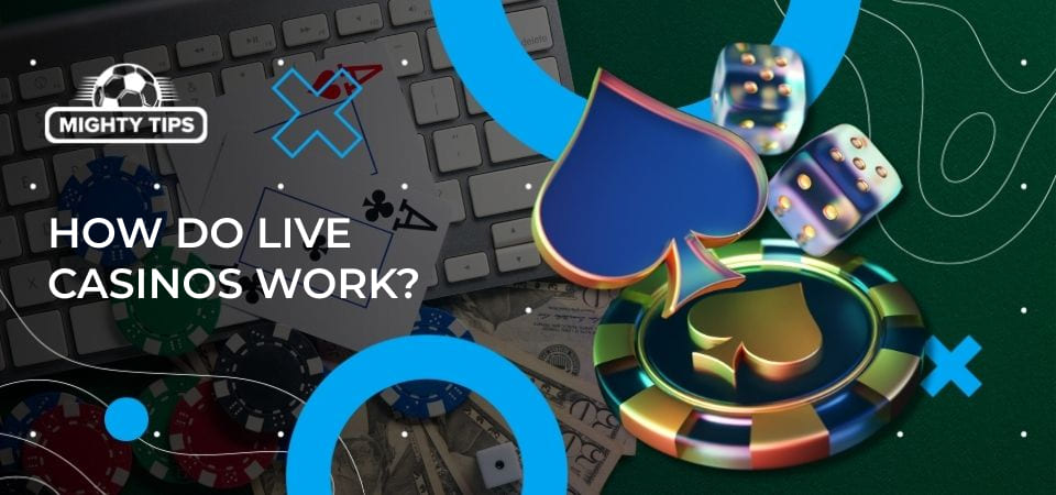 Graphics for section How do live casinos work?