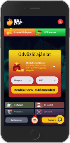 Image of Hellspin casino app