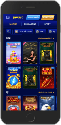 Image of Wonaco casino app