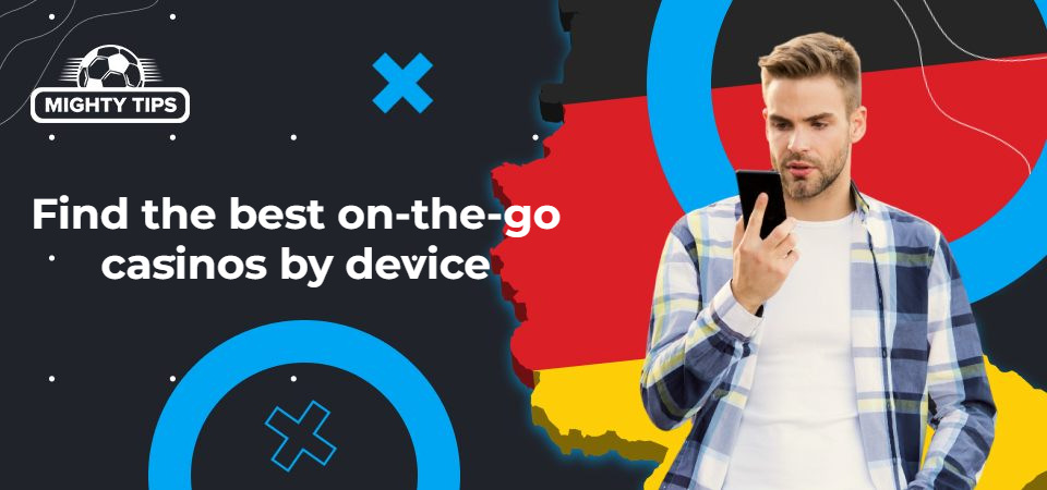 Graphics for block 'Find the best mobile casino by device'