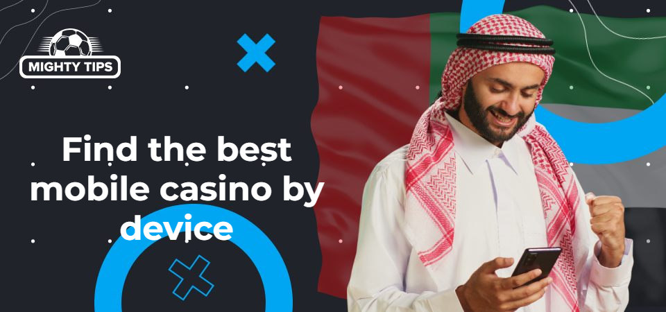 Graphics for block 'Find the best mobile casino by device'