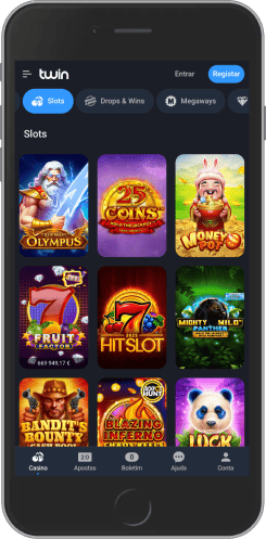 Screenshot of Twin casino page