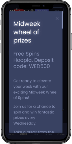 Midweek Wheel of Prizes