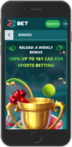 22Bet Friday Bonus