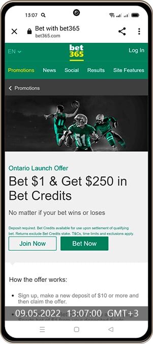 Bet365 Welcome Bonus