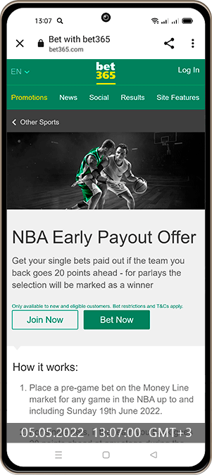 NBA Early Payout Offer