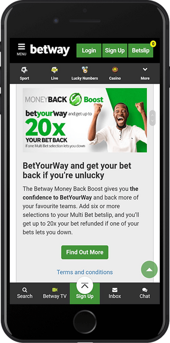 betway zambia moneyback bonus