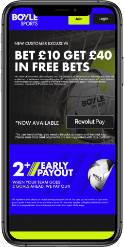Bet £10 Get £40 in Free Bets