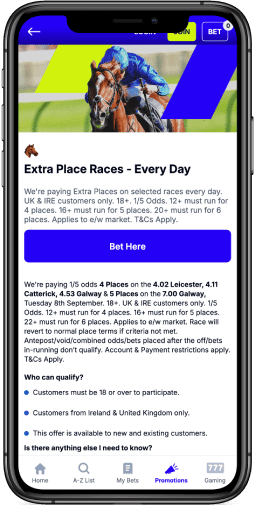 Extra Place Races