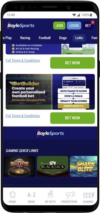 BoyleSports Cash Back bonus