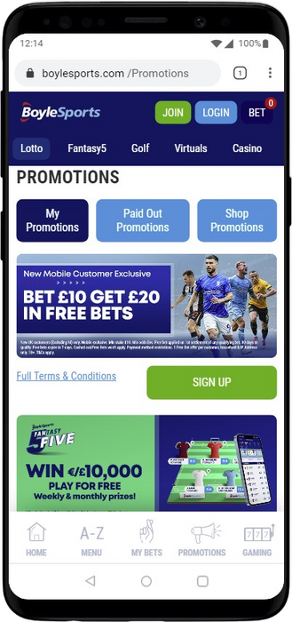 BoyleSports Welcome Bonus