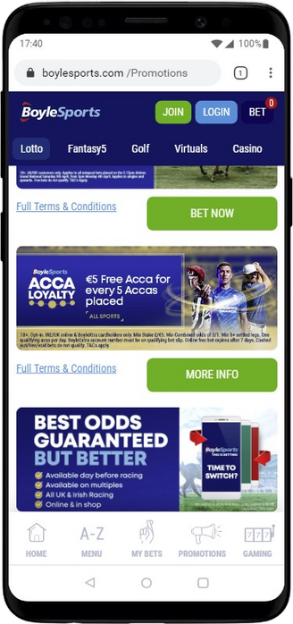 Boylesport Acca Loyalty