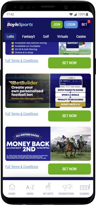 Boylesport Bet Builder