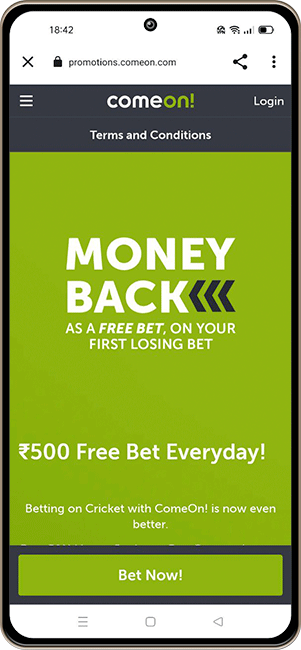 Money back on cricket