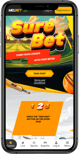 Screenshot of Sure Bet promotion