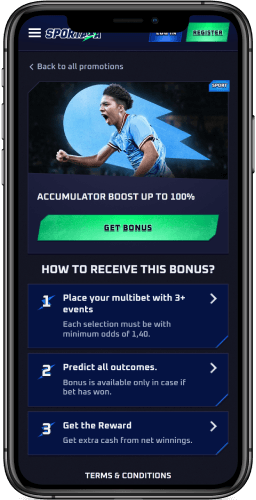 Screenshot of accumulator boost at Sportaza