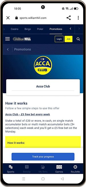 Acca Club William Hill