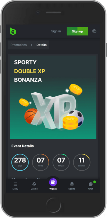 Sporty Double XP Bonanza