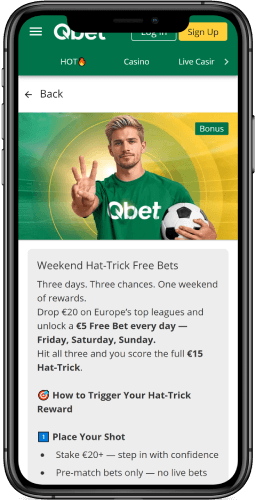 Mobile screenshot of Weekend Hat-Trick
