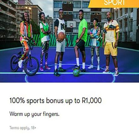 Screenshot of the 10bet Africa 100% sports bonus
