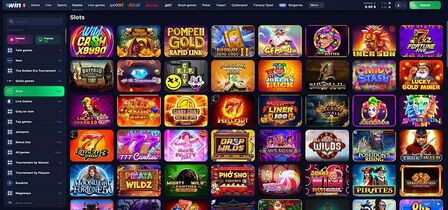 Screenshot of the 1win Casino page