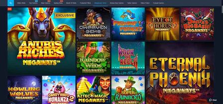 Screenshot of the Betglobal casino page