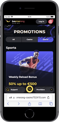 Boomerang Casino promo app