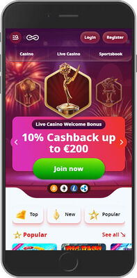 Casinoinfinity home page