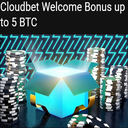 Cloudbet Welcome Bonus page