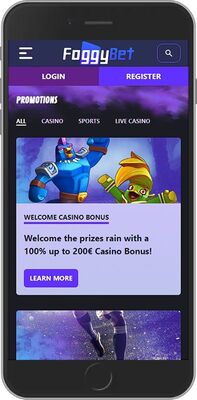 Foggybet promo page