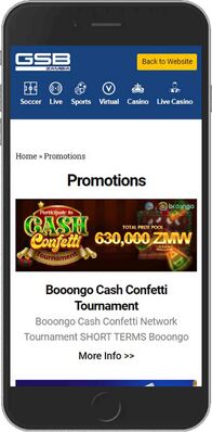 Gal Sport Betting mobile app - promo page