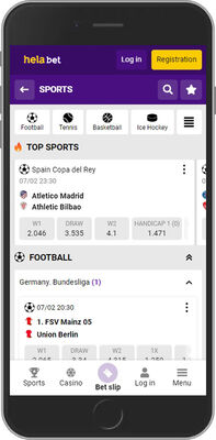 Helabet sport page