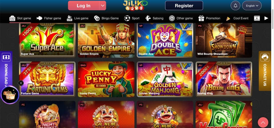 Screenshot of the JILIKO1225 Casino page