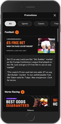 LiveScoreBet promo page