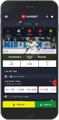 Marsbet sport page
