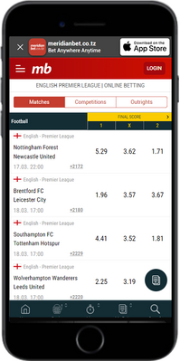 Meridianbet sport page