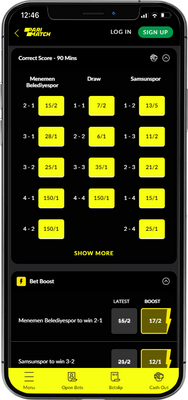 Parimatch correct score betting