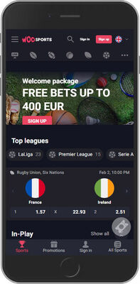 Woocasino sport page