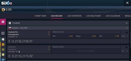 Six6s Betting Markets