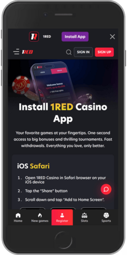 Image of 1red app installation