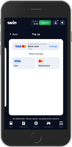 Mobile screenshot of the 1win payment methods page 2