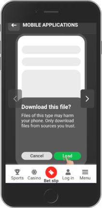 Mobile screenshot of the 888Starz Android app